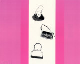 Trois Sacs a Main avec Rouge Pósters Trois Sacs a Main avec Rouge Pósters