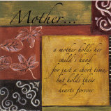 Words to Live By, Mother Prints by Debbie DeWitt