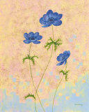 Blue Anemone Art by Jane Maday