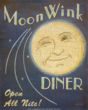 Clin d'oeil de la lune Affiches par Louise Max