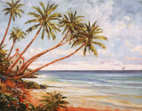 Bord de mer Poster par John Zaccheo