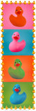 Arco iris de patitos Lámina por Anthony Matos Arco iris de patitos Lámina por Anthony Matos