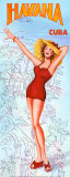 Havana, Cuba Posters by Donna Stackhouse