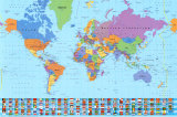 Mappemonde Affiches
