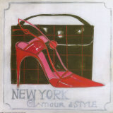 NY Glamour & Style, Black/Red Shoe Pósters por Marina Addison NY Glamour & Style, Black/Red Shoe Pósters por Marina Addison