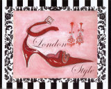 London Style, Bling, Bling II Posters by Marina Addison