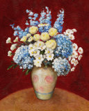 Hydrangea Bouquet Art by Debra Lake