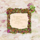 By Appreciating a Garden Poster