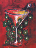 Martini: Olive Print by Marina Addison Martini: Olive Print by Marina Addison