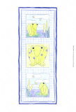 Frog Trio Prints by Megan Meagher