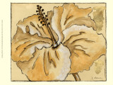 Tone on Tone Petals III Prints by Nancy Slocum