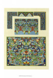 Blue Oriental Designs III Posters