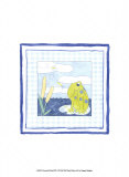 Frog with Plaid (PP) I Affiches par Megan Meagher