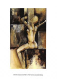 Nu comtemporain assis II Posters par Jennifer Goldberger