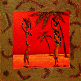 Tribu du soleil II Affiches par Kamba 