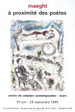 A Proximite des Poetes Collectable Print par Marc Chagall