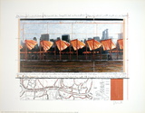 The Gates Project for Central Park, X, New York Edition limitée par Christo 