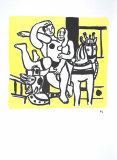 Le Jeu Sammlerdrucke von Fernand Leger