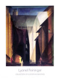Barfusserkirche , 1924 Art by Lyonel Feininger