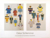 Die Nachtigall, 1929 Affiche par Oskar Schlemmer