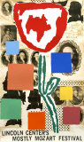 Mostly Mozart 1995 Sérigraphie par Donald Baechler