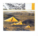 Las sombrillas amarillas, 1991 Láminas por Christo