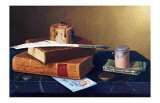 Der Tisch des Bankangestellten Giclée-Druck von William Michael Harnett