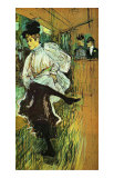 Jane Avril bailando Lámina giclée por Henri de Toulouse-Lautrec