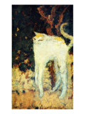 The White Cat Giclee Print by Pierre Bonnard