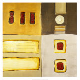 Golden Bars Prints by Lisa Ridgers