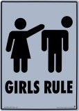 Girls Rule Plakietka emaliowana Girls Rule Plakietka emaliowana