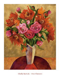 Fire Flowers Posters by Miroslav Bartak