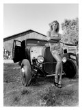 Pin-Up Girl: Street Rod Hula Giclee Print by David Perry