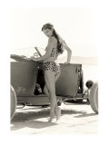 Pin-Up Girl: 1932 High Boy Salt Flat Giclee Print by David Perry