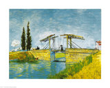 Die Brucke von Lang Prints by Vincent van Gogh