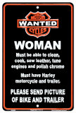 Suche Harley Blechschild