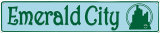 Emerald City Plechová cedule