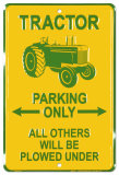 Tractor Emaille bord