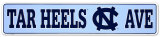 Tar Heels Ave. Blikskilt