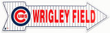 Wrigley Field Chicago Blikskilt