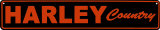 Harley Country Blikskilt