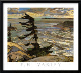 Tempête en baie Georgienne Affiches par Frederick Varley