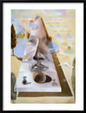 Erscheinung des Gesichts der Aphrodite von Knidos in einer Landschaft Kunst von Salvador Dalí