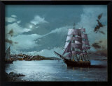 Port paisible Affiches par Robert G. Radcliffe