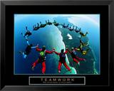 Teamwork – Fallschirmspringer II Kunst