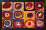 Farbstudie Foto van Wassily Kandinsky Farbstudie Foto van Wassily Kandinsky