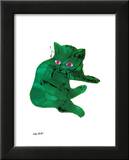 Senza titolo (Gatto verde), ca. 1956 Stampe di Andy Warhol Senza titolo (Gatto verde), ca. 1956 Stampe di Andy Warhol