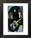 L'homme à la guitare, 1918 (giclée) Affiches par Pablo Picasso