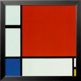 Composición con rojo, azul y amarillo Pósters por Piet Mondrian Composición con rojo, azul y amarillo Pósters por Piet Mondrian