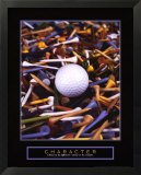 Caractère - Tés de golf Affiches par Bruce Curtis